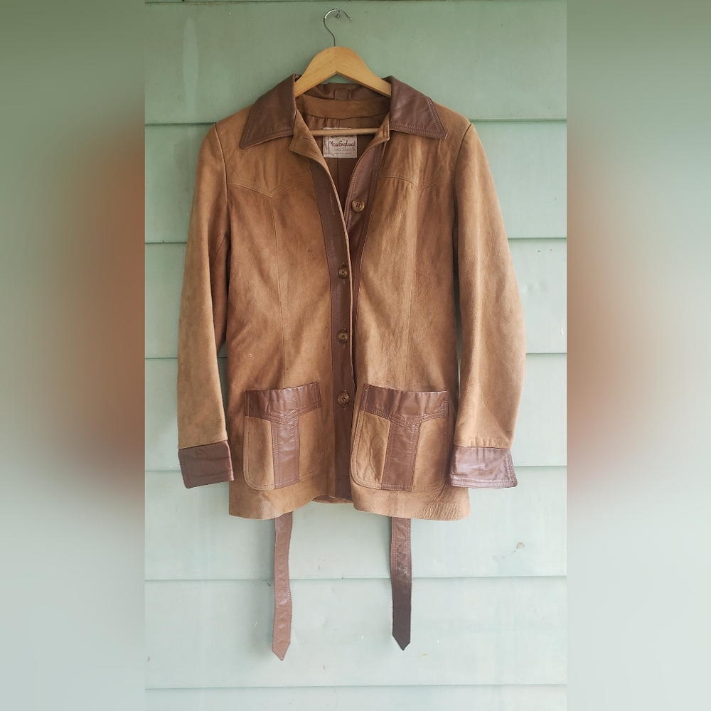 Vintage Real Leather Jacket 1970s